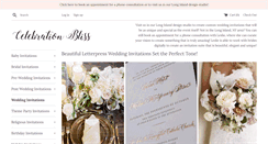 Desktop Screenshot of celebrationbliss.com